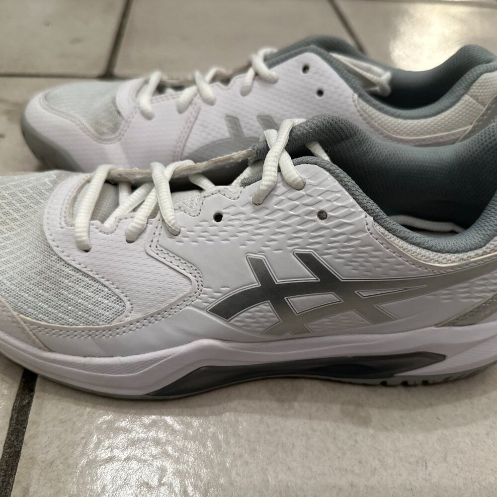 Asics Women's White and Gray Sneakers - Picture 3 of 7
